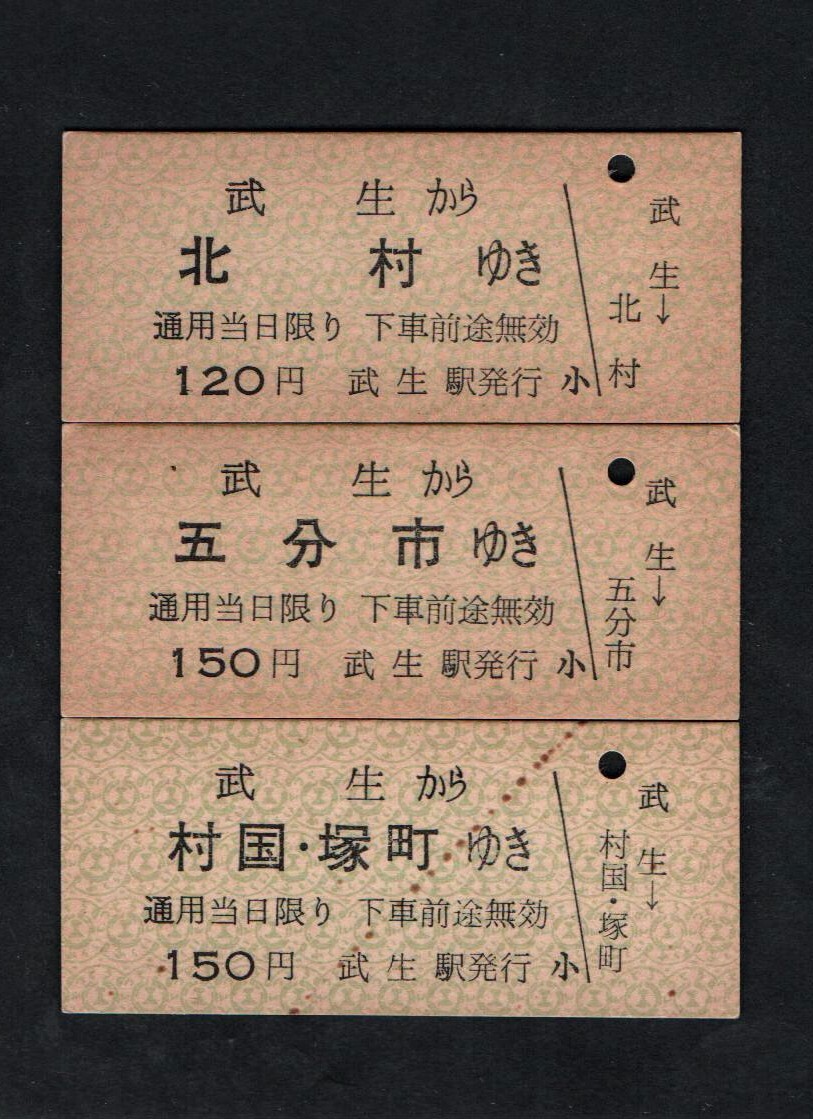 【廃駅】昭和46年 福井鉄道 岡本新駅発行 使用済みA型硬券 敦賀行き 当時物 Yahoo!オークション -「福井鉄道」(鉄道) の落札相場・落札価格