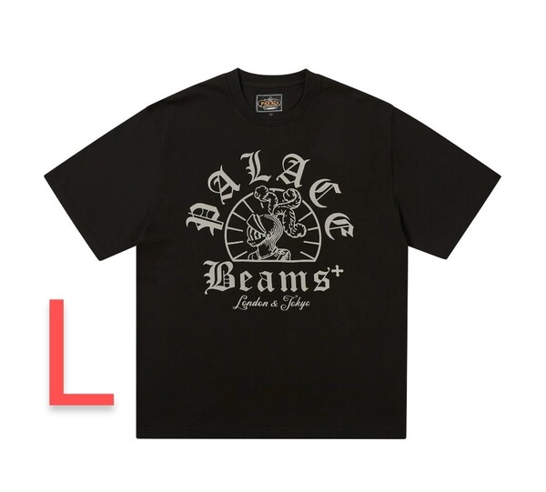 Lサイズ 新品 PALACE BEAMS Plus Graphic ビームス パレス Tシャツ BLACK Tee