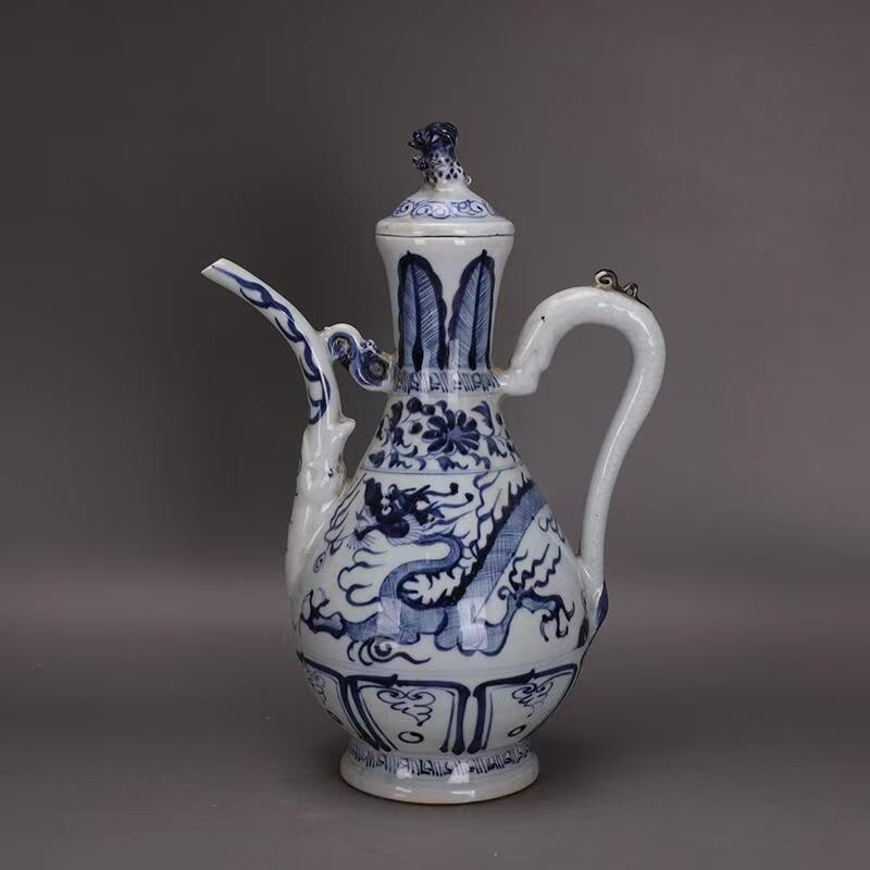 青花獅子図紋筆洗 水盂 古文房具 筆筒 陶磁器 現代工芸品 美術品 置物 青花獅子図紋筆洗 水盂 古文房具 筆筒 陶磁器 現代工芸 美術 置物