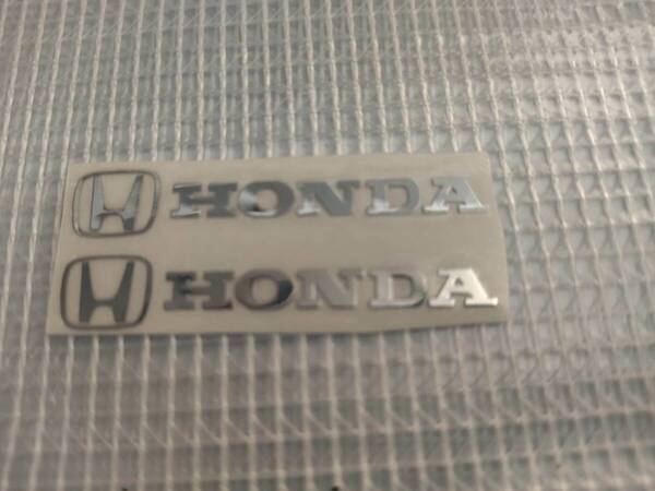 【ゆうパケット送料込】HONDA(ホンダ) ステッカー 2枚組 縦0.9cm×横5cm 本田