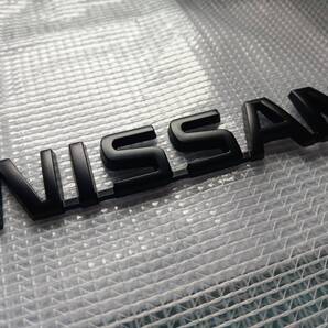 【ゆうパケット送料込】NISSAN(ニッサン) エンブレム マットブラック 日産