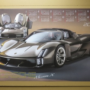 2026年 令和8年 不織布カレンダー ポルシェミッションX/年表 インテリア 目隠し