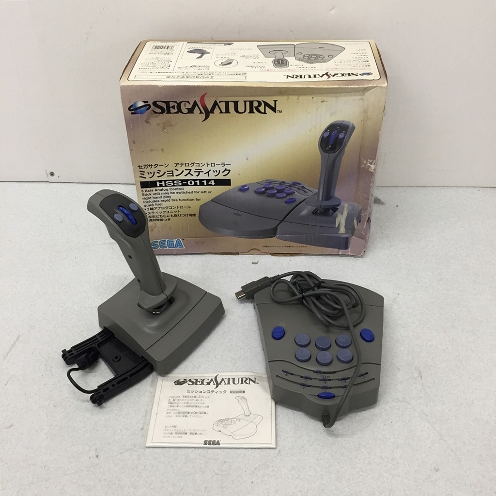 セガサターン アナログコントローラーミッションスティック Yahoo!オークション -「セガサターン ミッションスティック」の