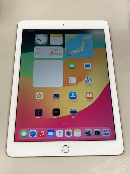 美品 SIMフリー Apple iPad 第6世代 32GB Wi-Fi+Cellular ゴールド