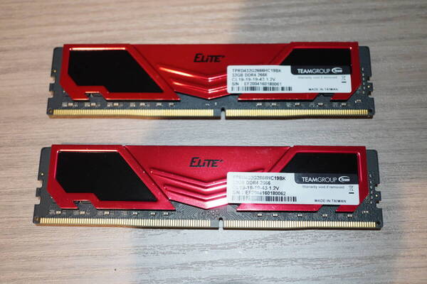 Team Elite Plus DDR4 2666 32GB x2枚 合計64GB デスクトップ パソコン ゲーミングPC 用 メモリ