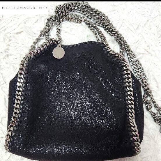 【送料無料】Stella McCartney ステラマッカートニー ファラベラ 2WAY ショルダーバッグ ハンドバッグ 斜め掛け ブラック 黒 ミニサイズ