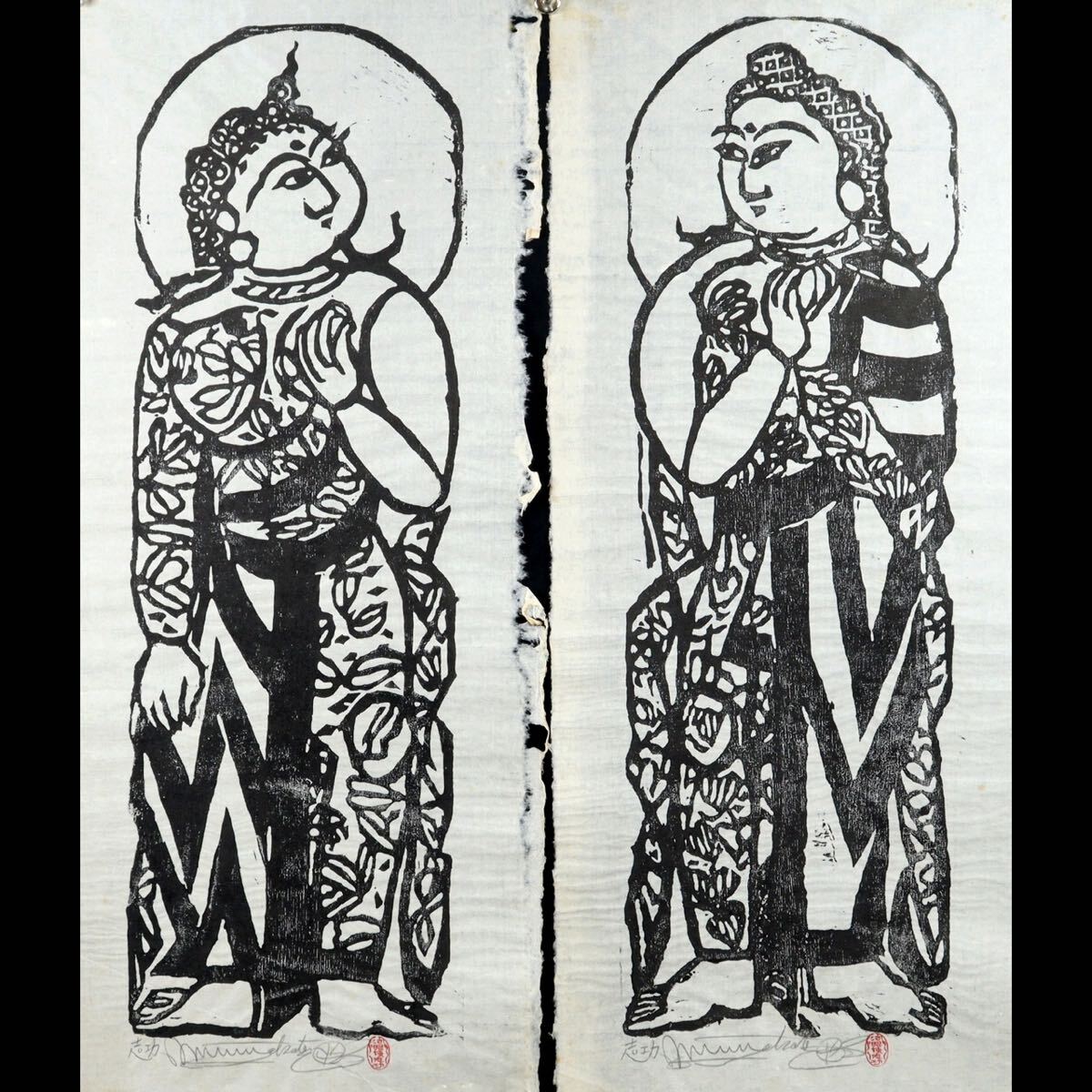 【ミケコ様用】棟方志功 木版画 600部【えくらん社】 Yahoo!オークション -「木版画 棟方志功」の落札相場・落札価格