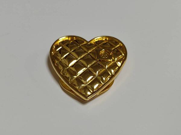 【送料無料】GHERARDINI ITALY ゲラルディーニ ゴールド色 金色 お洒落なハート型 ファッション小物 アクセサリークリップ 1個