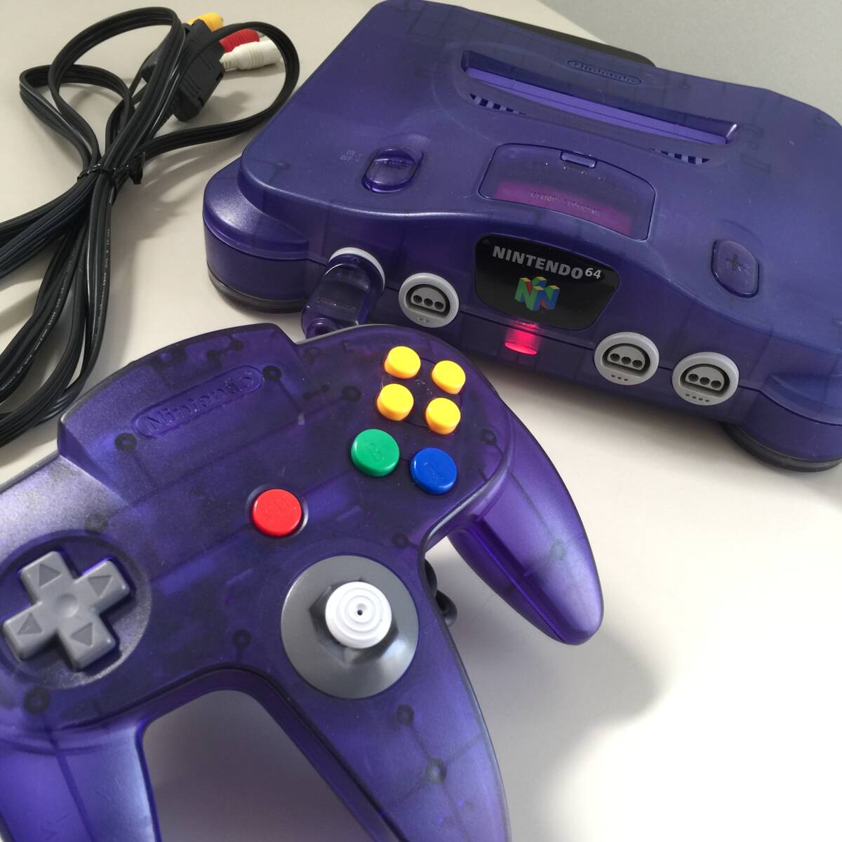 ★【レア】Nintendo64 コントローラ ブロス ミッドナイトブルー Yahoo!オークション -「ミッドナイトブルー」(NINTENDO 64