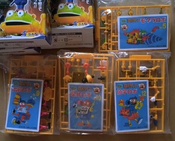 【即決・送料込】4種 わんさかごちゃまんロボダッチコレクションSERIES第2弾 モグラロボ、出前ロボ、駅弁ロボ、焼芋ロボ