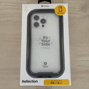 ★ iFace公式購入 ★ iFace Reflection iPhone 16 Pro Max ケース クリア 強化ガラス(ブラック) ★ 試装着のみ ★