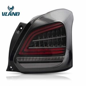 VLAND スイフトスポーツ ZC33S LEDテールランプ 流れるウィンカー シーケンシャル インナーブラック(クリア/0306-C)