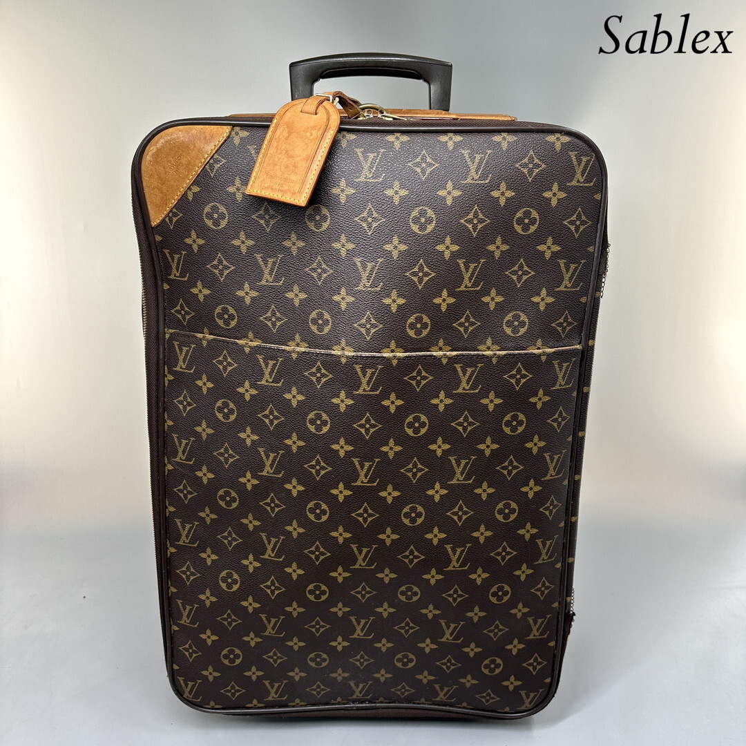 【極美品】ルイヴィトン M23294 モノグラム ペガス55 キャリーバッグ ルイ・ヴィトン(LOUIS VUITTON)ルイ・ヴィトン ペガス55