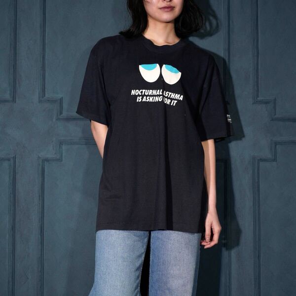 80's USA VINTAGE Tennessee River INC EYE PRINT DESIGN T SHIRT/80年代アメリカ古着目プリントデザインTシャツ