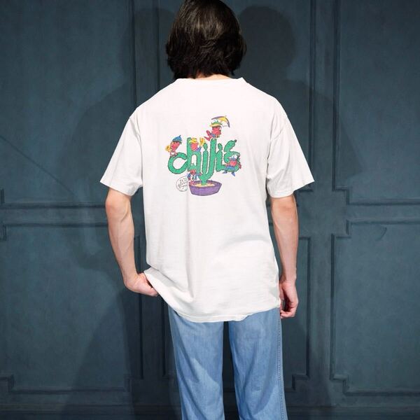 90's USA VINTAGE chili's PRINT DESIGN T SHIRT/90年代アメリカ古着プリントデザインTシャツ