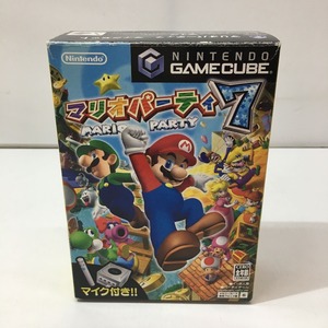 05w09279T 【GAME CUBE】ゲームキューブ ソフト「マリオパーティ7 マイク付き」箱/説明書あり*起動のみ確認済* ◎中古品◎