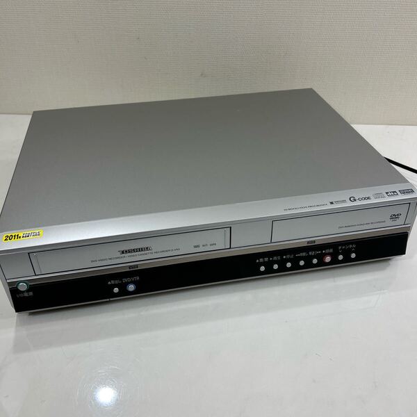 TOSHIBA DVDビデオ VHS D-VR5通電確認済み。動作未確認 07 VHS一体型レコーダー 東芝
