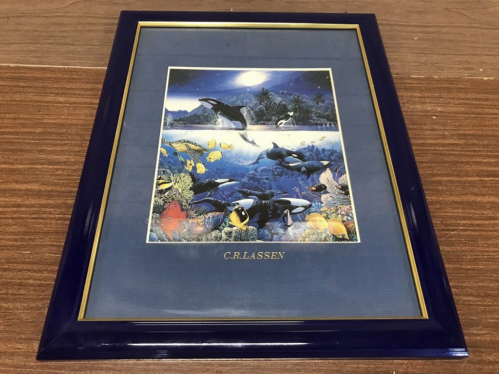 LASSEN (中古品) LAHAINA VISION 額付き 2025年最新】Yahoo!オークション -ラッセン版画(版画)の中古品
