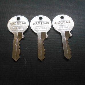 【3本組】コピーキー 60mm SOL AR32344 同一キー 合鍵 No.2500 SOL用 AR32344 キー 複製品 3本 60mm 南京錠 鍵番号 AR32344 SOL