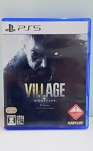 ♪バイオハザード ヴィレッジ Z version BIOHAZARD PlayStation5 PS5 プレステ5 ソフト 動作未確認 現状品♪中古品