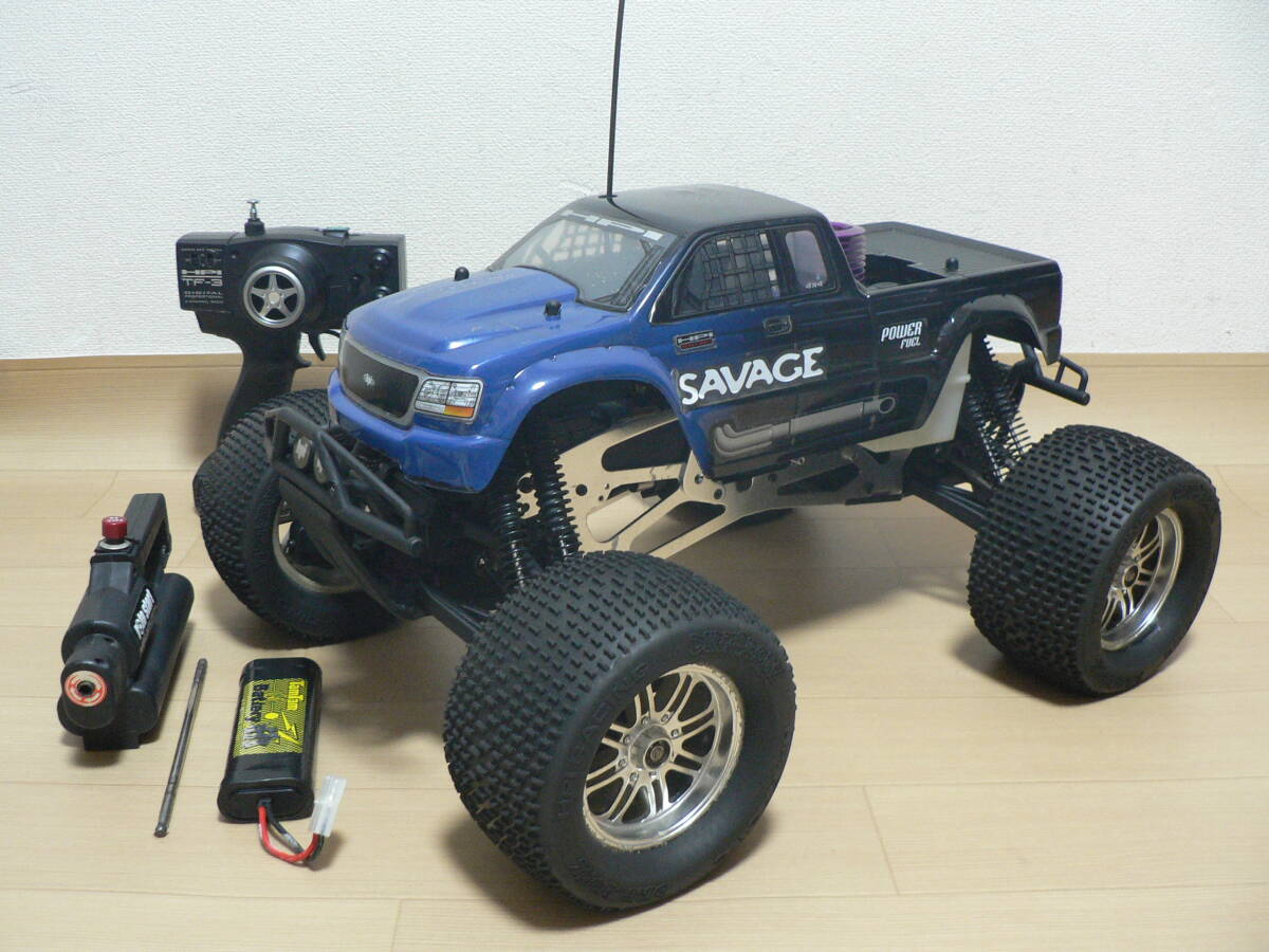チ*ン様 hpi サベージ エンジン サーボ付き Yahoo!オークション -「hpi サベージ エンジン」の落札相場