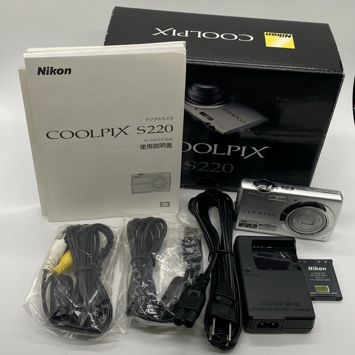 Nikon COOLPIX S220 コンパクトデジタルカメラ ※箱なし Amazon | Nikon デジタルカメラ COOLPIX (クールピクス) S220