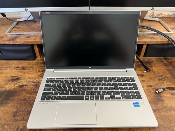 L04 美品 動作品 HP ProBook 450 G10 Core i7 第13世代 (1355U)◆24GB◆M.2 SSD512GB◆15.6インチ Full HD Win11 PC laptop Office 2021