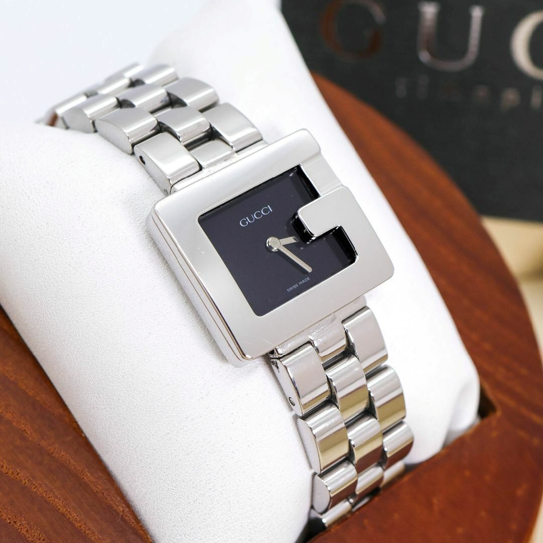 GUCCI 時計 3600L GUCCI グッチ 腕時計 3600L レディース 黒文字盤 シルバー