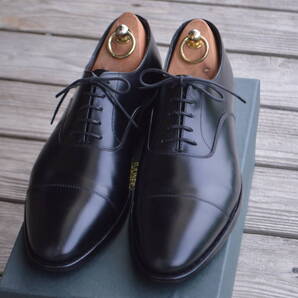 着用数回 CROCKETT&JONES KENT 7E ブラック シューツリー付 ケント ストレートチップ
