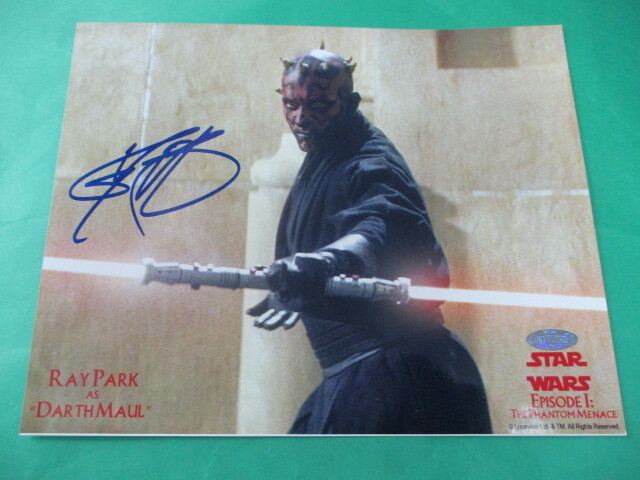 SW ダースモール 直筆サイン入り写真 初期スターウォーズ貴重品 レア SW ダースモール 直筆サイン入り写真 初期スターウォーズ貴重品