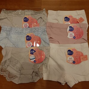 【Mサイズ】6枚セット 新品 レディース ショーツ パンツ 下着 まとめ売り お尻に恋するらくらくぱんつ インナー 送料無料 匿名配送