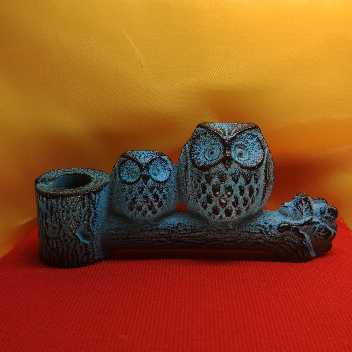 ふくろうの文鎮(2種) Yahoo!オークション -「文鎮 フクロウ」(金属工芸) (工芸品)の