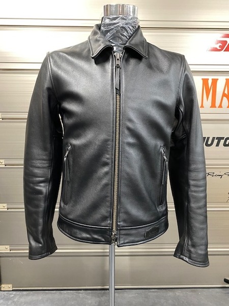 極美品【入手困難・限定生産】カドヤ カワサキ KADOYA Kawasaki ケーズレザー K'S LEATHER TCR ライダースジャケット パッド付 牛革 黒 LL