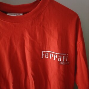 【古着良品】FerrariGEARフェラーリ公式●半袖Tシャツ●フェラーリレッド 赤●フリーサイズ●オフィシャル●F1 エフワン スーパーカー