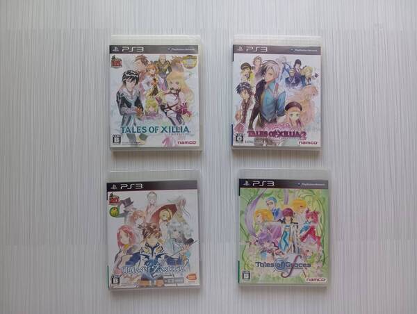ps3 4本セット テイルズ オブ エクシリア エクシリア2 ゼスティリア グレイセス エフ