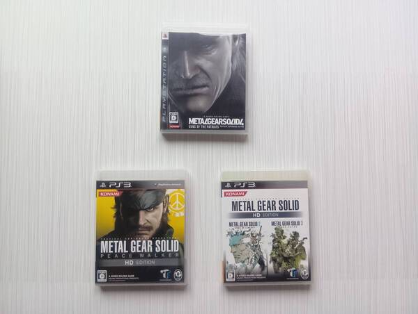 ps3 3本セット メタル ギア ソリッド ピース ウォーカー HDエディション GUNS OF THE PATRIOTS