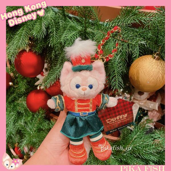 【最新☆正規品】リーナベル クリスマス ぬいぐるみキーチェーン 香港ディズニー