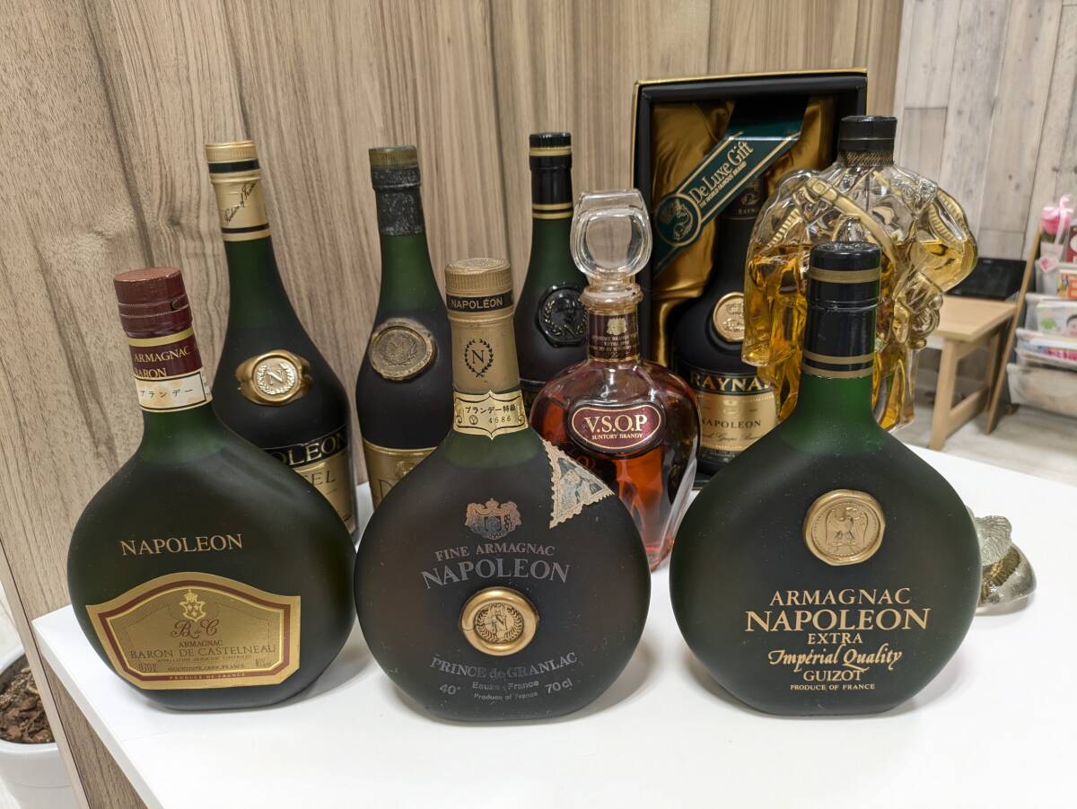 フレンチブランデー アルマニャック コニャック 5本セット まとめ売り 古酒 Yahoo!オークション -「ナポレオン アルマニャック」(その他