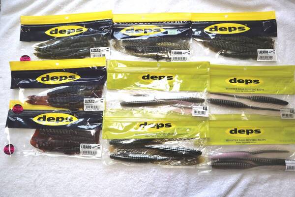 deps デプス デスアダー リザード LIZARD 8インチ EEL 85インチ 9点セット
