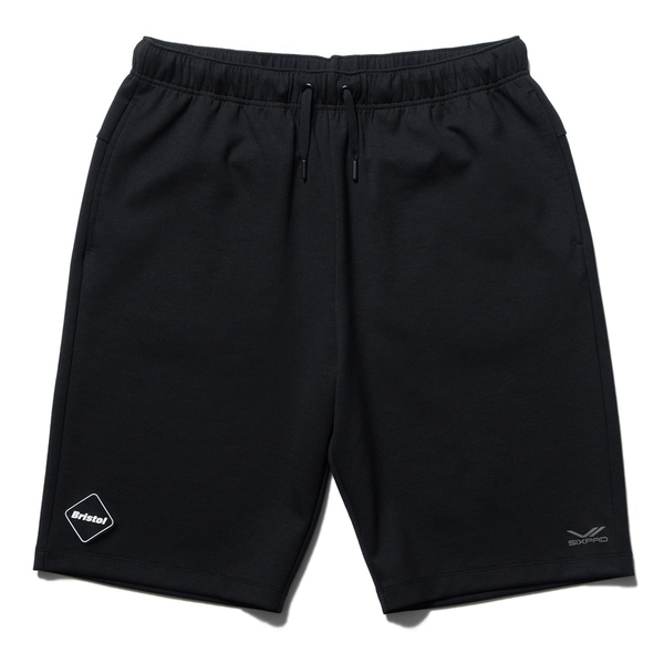 新品L黒F.C.Real BristolコラボSIXPAD RECOVERY SHORTSショーツFCRBショートパンツF.C.R.BハーフパンツSOPHジャージ25SSリカバリーウェア