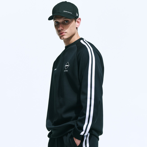25SS新品L黒F.C.Real BristolジャージTRAINING TRACK CREWNECK TOPスウェットFCRBブリストルSOPH.F.C.R.B.SOPHNET.SWEATシャツNIKEゴルフ