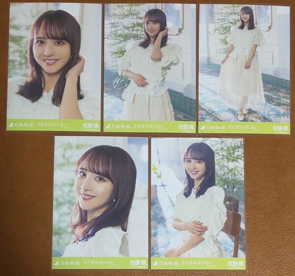 乃木坂46 佐藤楓 さざ波は戻らない アンダーver. Web限定 個別生写真