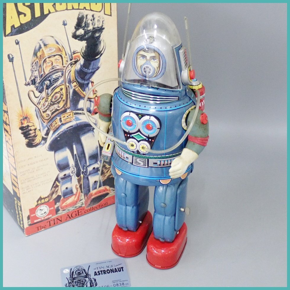 ASTRONAUT ブリキ 宇宙飛行士 ゼンマイ駆動 アストロノーツ Yahoo!オークション -「アストロノーツ?」(ブリキ) (ビンテージ
