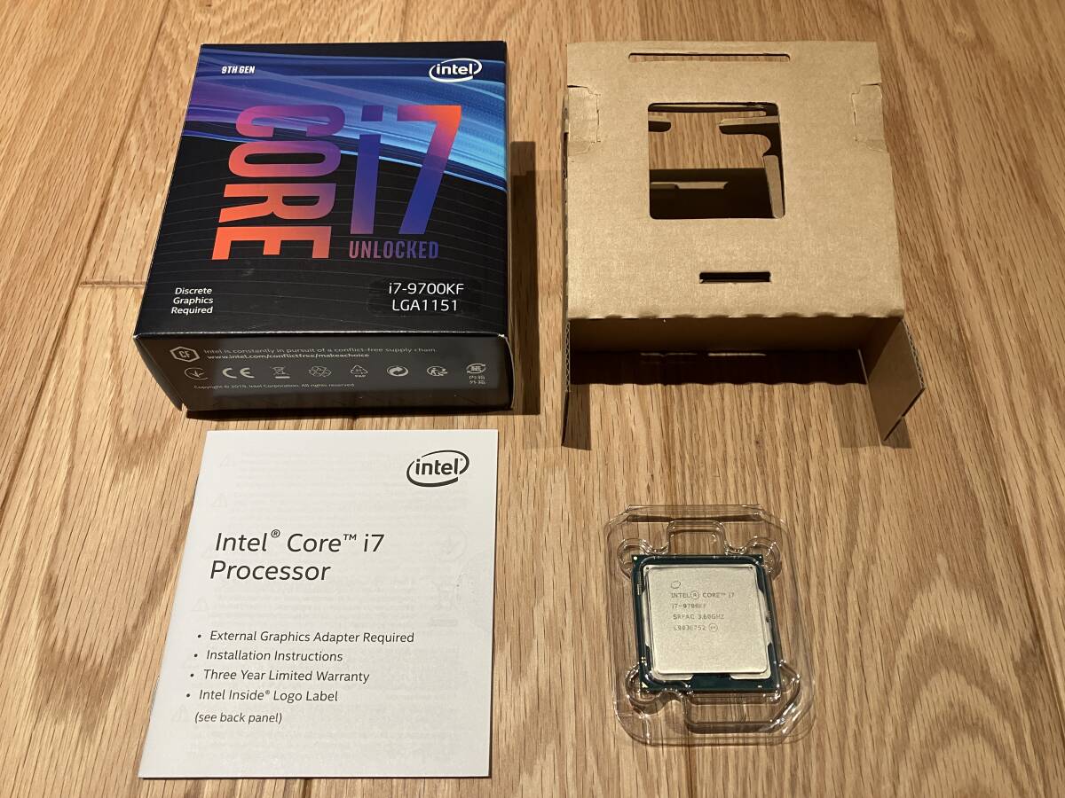 Yahoo!オークション -「intel core i7-9700kf」の落札相場・落札価格