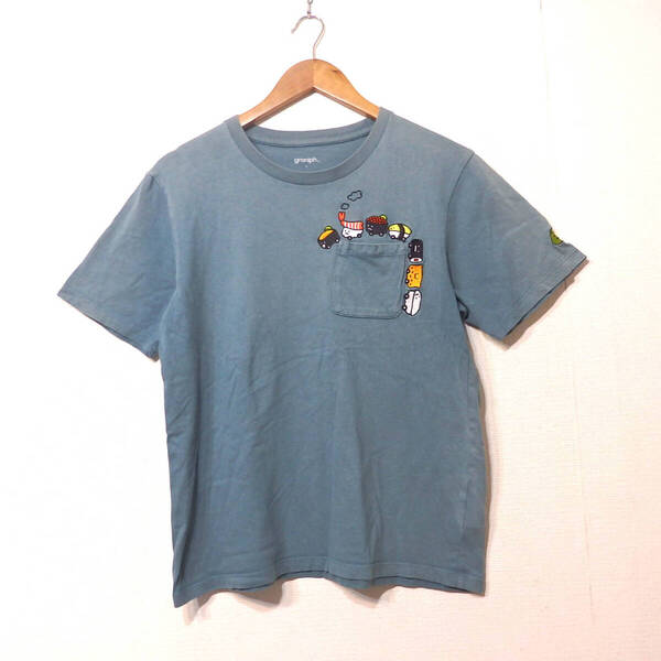 【送料無料】グラニフTシャツ/寿司 Sサイズ 色褪せあり Design Tshirts Store graniph