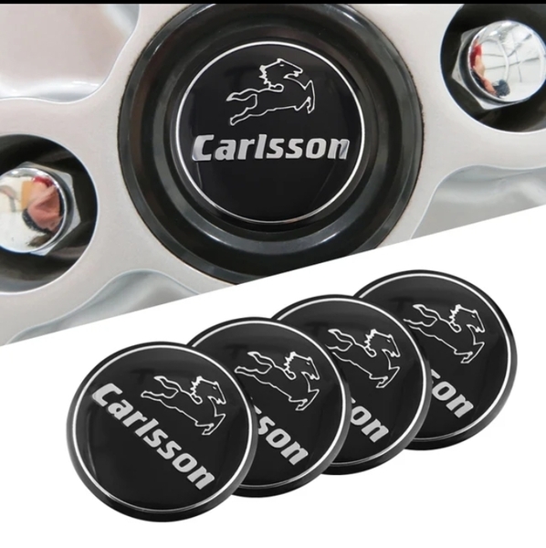 送料無料Carlsson カールソン ホイール センターキャップ 56mm 4Pメルセデスベンツ AMG BMW アウディ トヨタ 日産 ホンダ 三菱 エンブレム