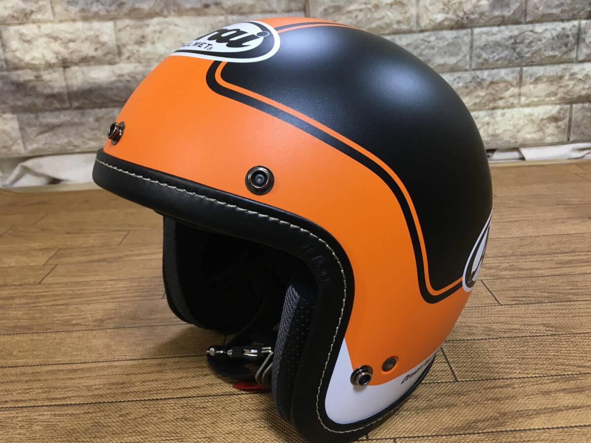 Arai ヘルメット ブラック/オレンジ L(59-60cm) アライ ヘルメット 59-60 Lの値段と価格推移は?|41件の売買