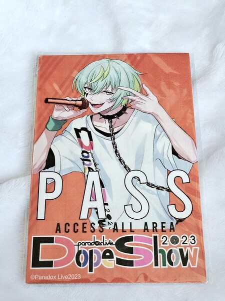 匿名 御子柴賢太 バックステージパス風サテンステッカーセット パラライ ドプショ Paradox Live Dope Show 2023