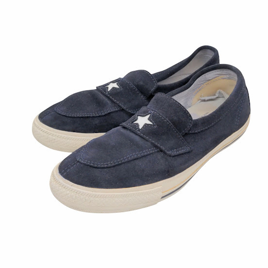 CONVERSE ONE STAR LOAFER COLOR ADDICT NAVY 1CL305 コンバース アディクト ワンスター ローファー ネイビーサイズ 26.5
