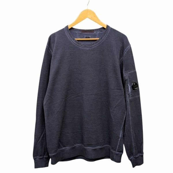 C.P.COMPANY Crewneck I.C.E. Lens Sweatshirt 10CMSS197A シーピーカンパニー スウェットシャツ トレーナー ネイビー系 サイズ XXL